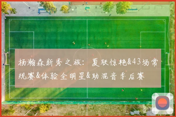 杨瀚森新秀之旅：夏联惊艳&43场常规赛&体验全明星&助混音季后赛